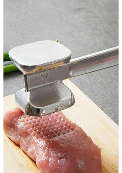 2li Çift Taraflı Et Sarımsak Dövme Çekici Pratik Et Inceltme Şekillendirme Çekici Paslanmaz Çelik fırsatları