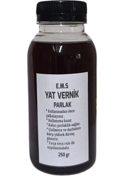 250 gr Yat Vernik Parlak Yat Verniği Parlak.