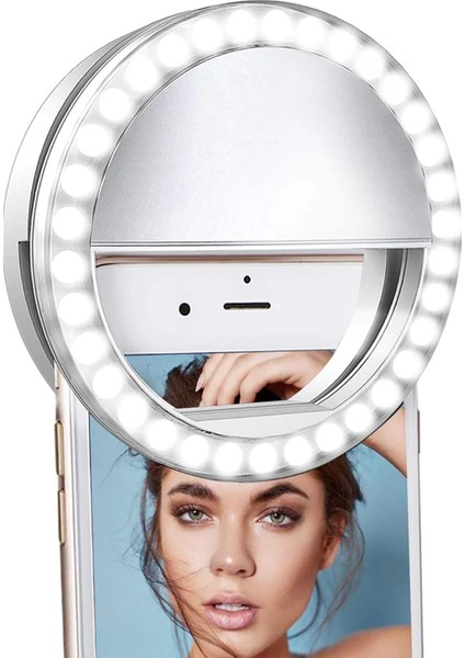 Selife Işığı & Öz Çekim Işığı & Selfie Işık Aparatı & Telefon Için Işık Video Çekim
