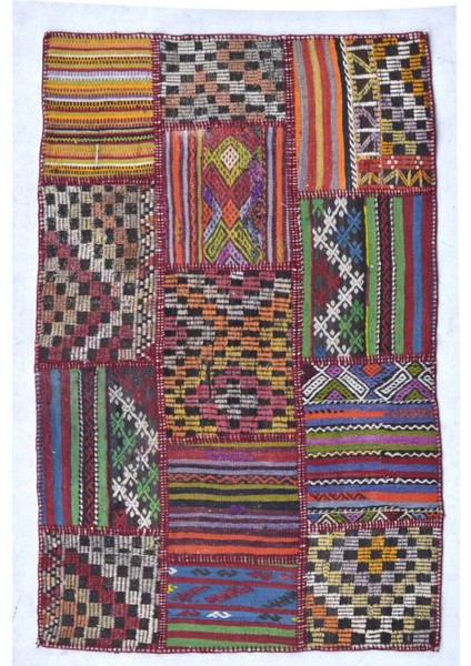 El Dokuma Patchwork Halı