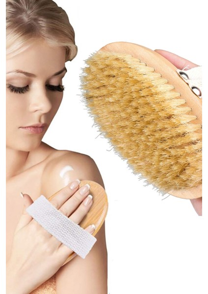 Doğal At Kılı Selülit Fırçası Kokusuz 1 Adet