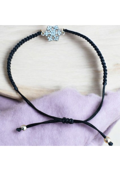 Zirkon Taşlı Kar Tanesi Motifli Asansörlü Bileklik fırsatları