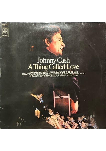 Johnny Cash A Thing Called Love Lp Plak