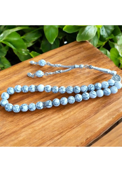 Firuze Taşı Tesbih 33'lük Tesbih Firuze Tesbih Doğal Taş Tesbih fırsatları