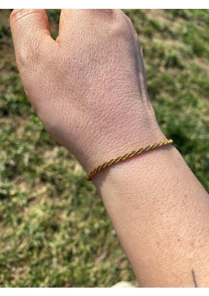 Paslanmaz Çelik Sarı Renk 1 Adet Bileklik modelleri