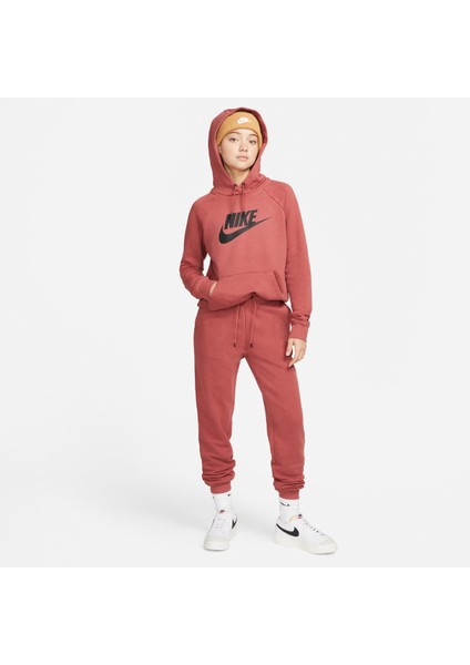 DX2319 691 Sweatshirts W Nsw Essntl Bordo Hoodie Po Hbr