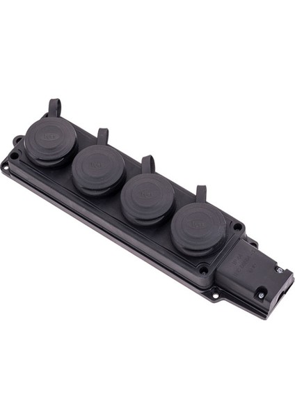 1X16A (2p+E) 250V Dörtlü Kauçuk Grup Priz IP44