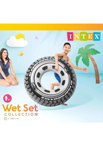 Tutmalı Teker Desenli Simit - Şişme Tekerlek Simit - Teker Deniz Simidi - Lastik Desenli Simit - Lastik Şişme Deniz Simidi 114 Cm. modelleri