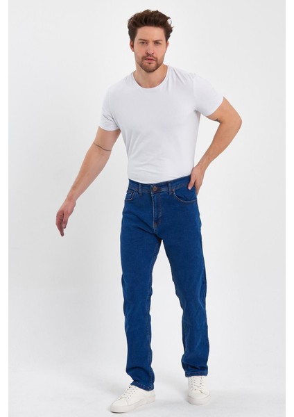 Erkek Fermuarlı Klasik Düz Jeans modelleri