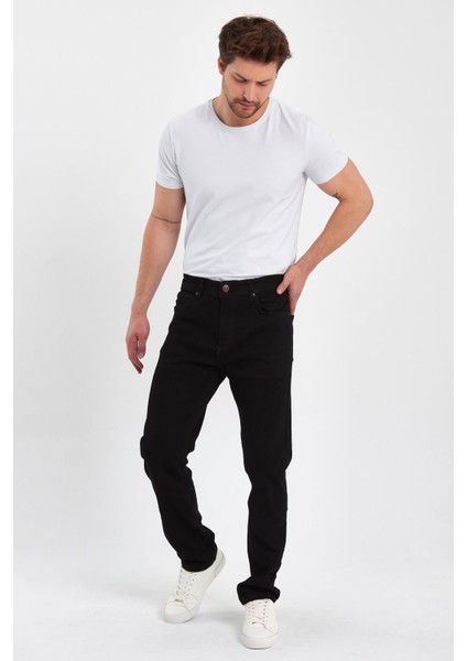 Erkek Fermuarlı Klasik Düz Jeans modelleri