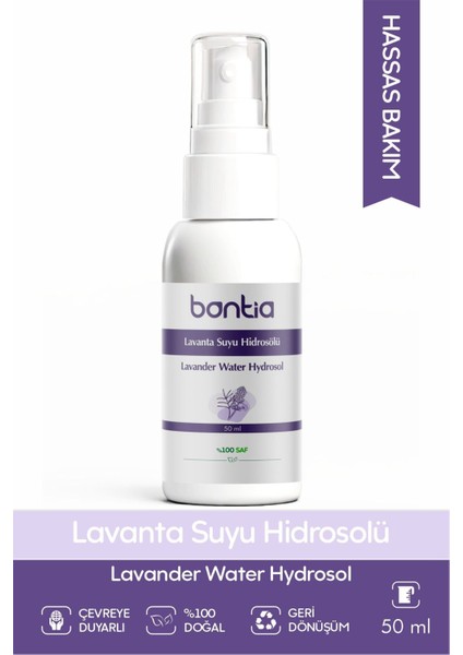 Lavanta Suyu Hidrosölü Nemlendirici Saf Doğal Distilasyon