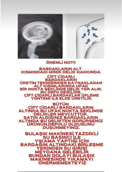 Cam Kase Çift Cidarlı Çorba Tatlı Kasesi 350 ml Sunum Kasesi | Çorba Tatlı ve Salata Kasesi