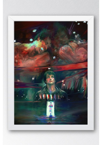 Rocky Çerçeveli Tablo - Rocky Fim Posteri Tablo