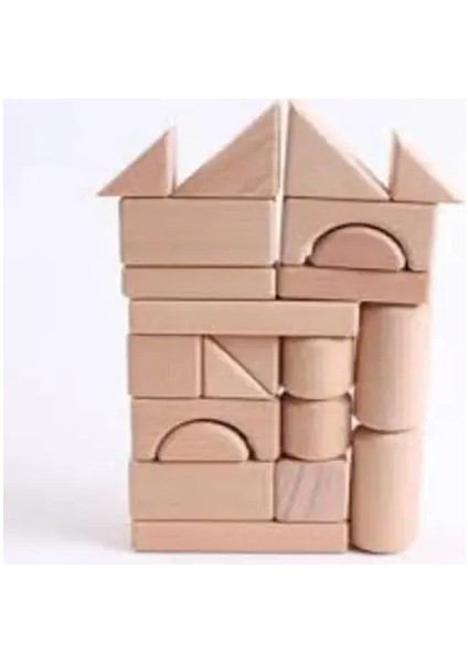 Wooden Blocks – Yapı Blokları - Ahşap Zeka Oyunu - Çocuk Oyunu - Denge Oyunu fiyatları