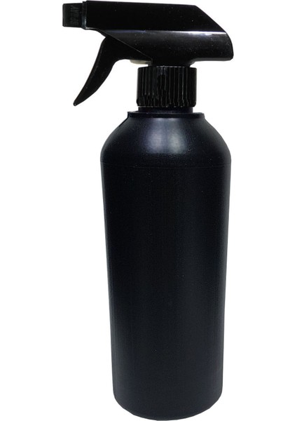 50 Adet 500 ml Boş Siyah Polietilen Kimyasala Dayanıklı Sprey Şişe Parfüm Genel Amaçlı 2 Fonksiyon Sprey