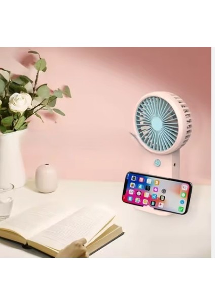 Şarjlı Masa ve El Fanı Taşınabilir Şarjlı Edilebilir Mini Fan