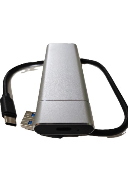 M.2 Sata SSD Ngff 4357P SSD Destekli USB 3.1 Type-C SSD Harici Harddısk Kutusu Sabit Sürücü Muhafazası
