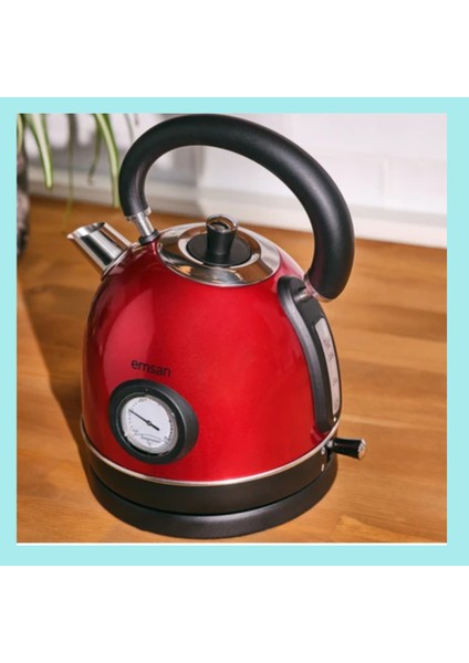 304 Paslanmaz Çelik Gövde Kettle Red fiyatları