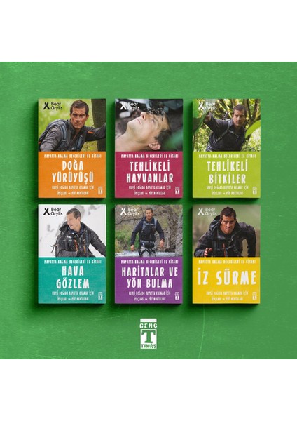 45. Macera Kitapları Set (6 Kitap) - Bear Grylls