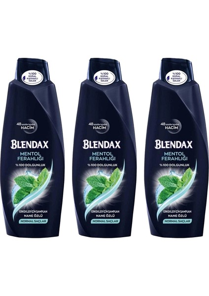 Şampuan Mentol Ferahlığı 500 ml x 3 Adet