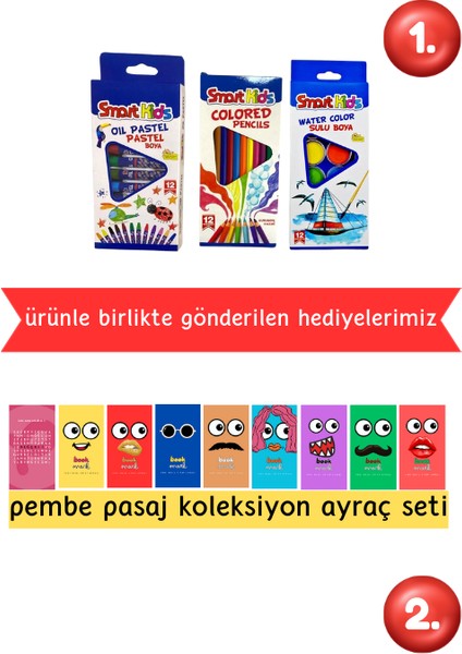Çocuklar Için Boyama Kitabı Seti - C Set