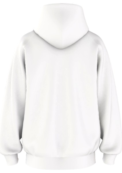 Oversize 'clear Vısıon' Baskılı Kapüşonlu Hoodie Sweatshirt fiyatları