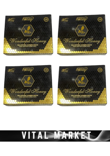 Wonderful Honey 15 Gramlık x 12 'li 4 Paket