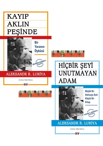 Hiçbir Şeyi Unutmayan Adam / Kayıp Aklın Peşinde (2 Kitap) - Aleksandr R. Luriya
