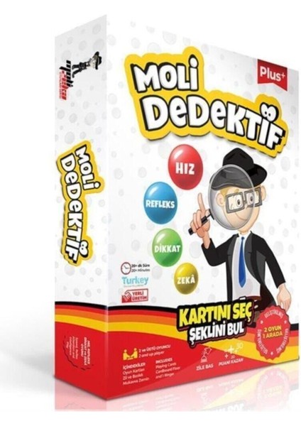 Moli Dedektif Plus 2 Oyun 1 Arada Çocuk ve Genç Versiyonlu