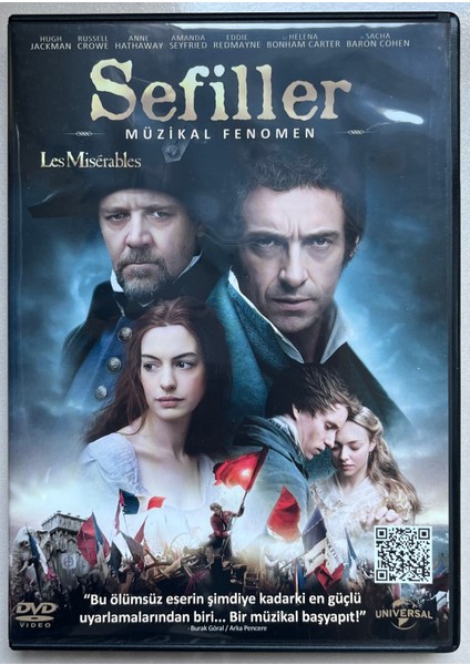 Sefiller Les Miserables DVD (Orijinal Dönem Baskı Cd)