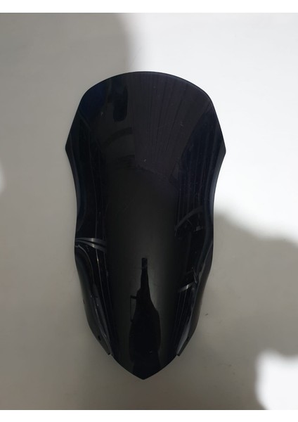 Bajaj Dominar 400 Siperlik Ön Cam 2017-2025 Model 58CM Siyah Renkli 4mm Orta Boylu Cam