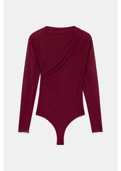 Uzun Kol Çıtçıtlı Body