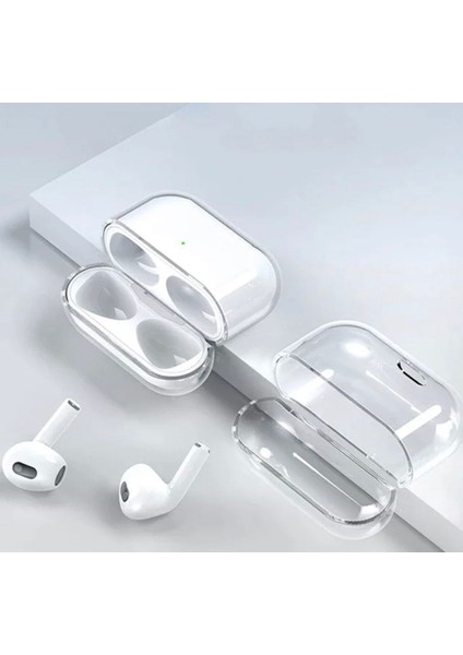Apple Airpods Pro 2. Nesil Uyumlu Şeffaf Sert Kristal Koruyucu Kılıf modelleri