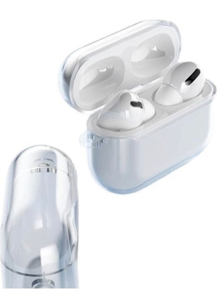 Apple Airpods Pro 2. Nesil Uyumlu Şeffaf Sert Kristal Koruyucu Kılıf fırsatları