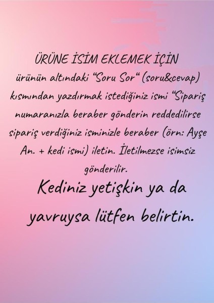 "Yıldız" Şeklinde Pembe Tasma - Zilli - Sugar Pink Glitter - İsimli Kedi/ Küçük Irk Köpek Tasması fiyatları