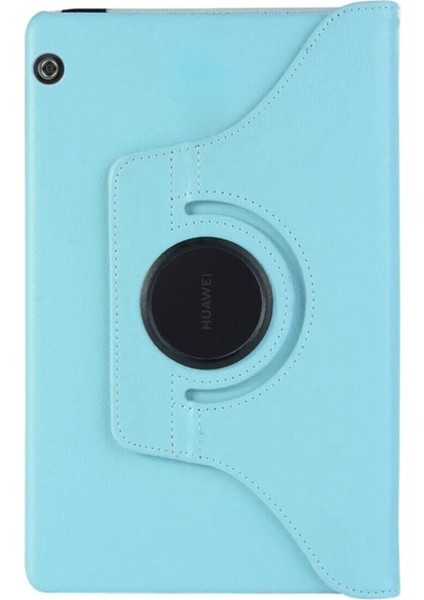 Huawei Mate Pad T10 Uyumlu 360 Rotating Stand Suni Deri Tablet Kılıfı