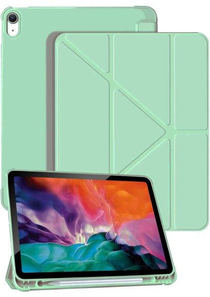 Apple Ipad 10.9 10.nesil 2022 Kalem Bölümlü Standlı Uyku Modlu Akıllı Kılıf A2696 A2757 A2777