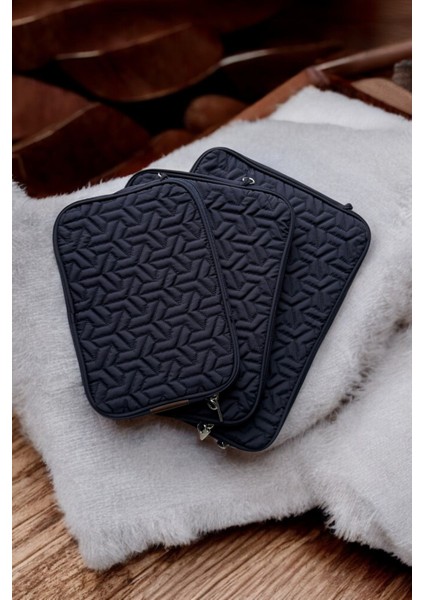 iPad Air Pro & Matepad & Galaxy & Tablet Kılıfı 11" - 12'' İnç Uyumlu Kapitoneli Omuz Askılı Lacivert Tablet Çantası fiyatları