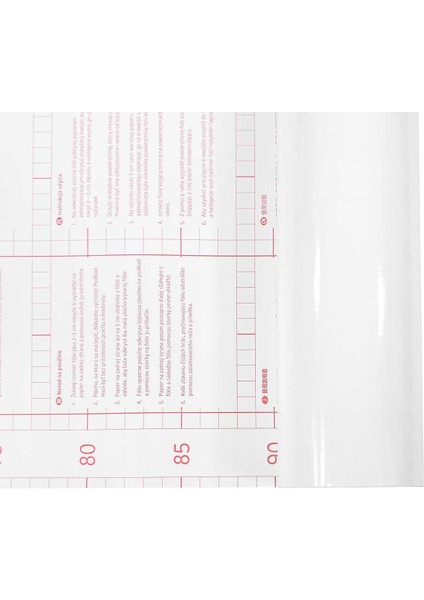 176-0011 Düz Parlak Beyaz Kendinden Yapışkanlı Folyo ( 45 cm x 1 mt )