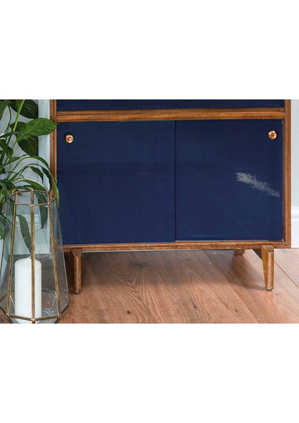 176-0689 Düz Parlak Lacivert Kendinden Yapışkanlı Folyo ( 45 cm x 1 mt )