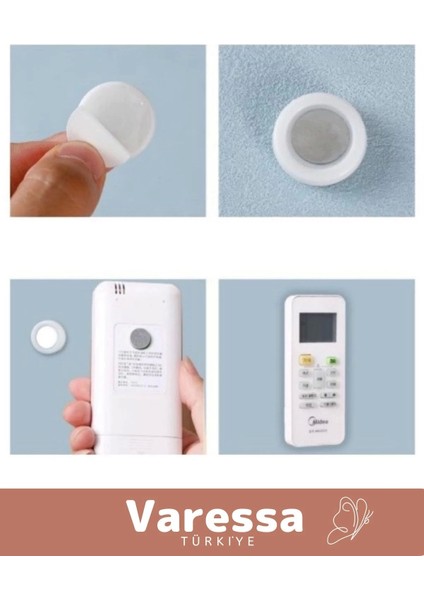 Özel Seri Pratik Yapışan Kolay Monte Duvar Sabitleme Mıknatıs Çok Amaçlı Kumanda Telefon Tutucu 2li modelleri