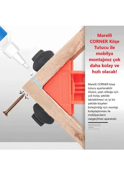 Köşe Tutucu Mengene 1 Adet