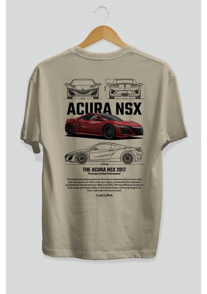 Honda Acura Nsx 1 Arka Baskılı Oversize T-Shirt Erkek Kadın Unisex Pamuk Bisiklet Yaka Tişort fiyatları