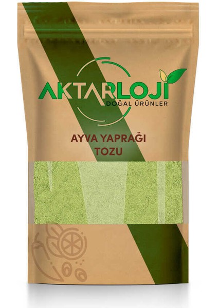 50 gr Ayva Yaprağı Tozu - Yeni Öğütülmüş