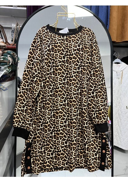Leopar Desenli Tunik 1661