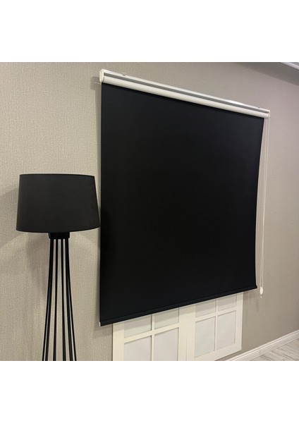 %100 Işık Geçirmez Blackout Stor Perde Siyah