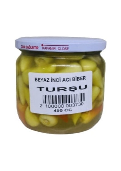 Beyaz Inci Acı Biber Turşusu 450 gr