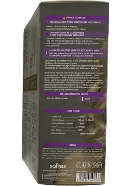 Set Saç Boyası 3.0 50 50 ml