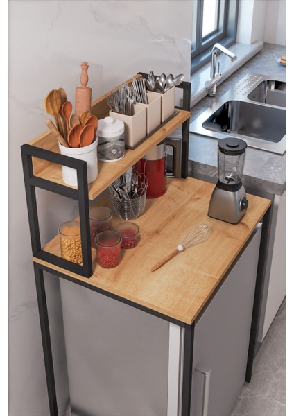 Mini Buzdolabı Üstü Düzenleyici Fırın Üstü Raf Buzdolabı Organizer Raflı Çamaşır Makinası Organizer fırsatları