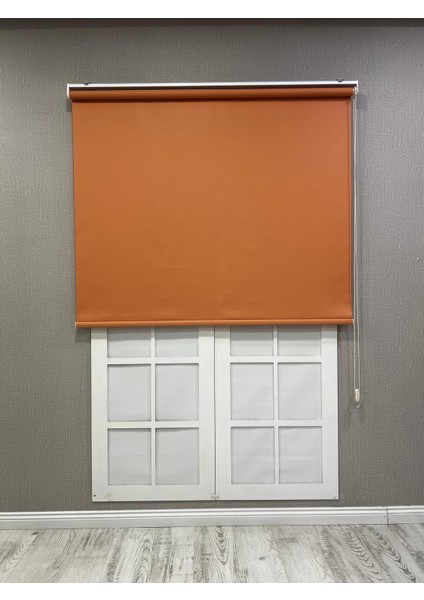 Donatti Güneşlik Düz Stor Perde Ithal Mat Polyester Turuncu